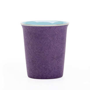 景德镇窑变结晶釉紫钧茶杯陶瓷茶具可乐杯喝水杯办公杯节日伴手礼