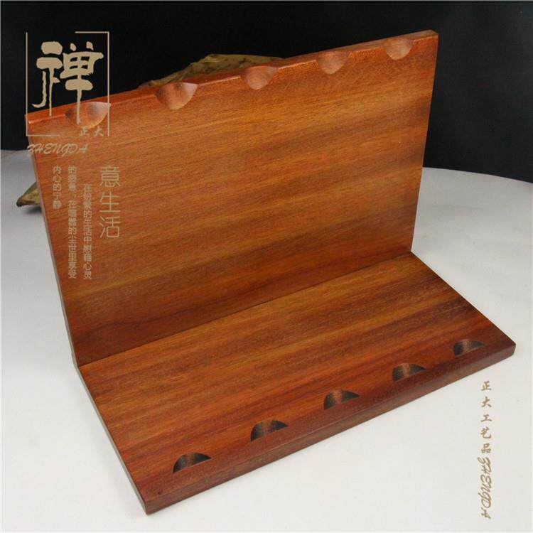 正大优质巴檀西红木光檀连排香筒架成列紫架展示架木质TPD香具