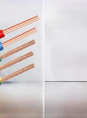 正特丝家装硬丝阻燃剂Bvr1.5/2.5/4/6方单铜芯1m滴剪零切软