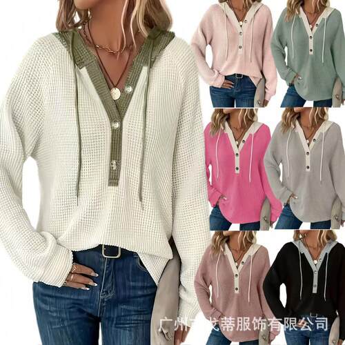 Women Floral Print Zip Hoodie Drawstring Hood Fitted Casual