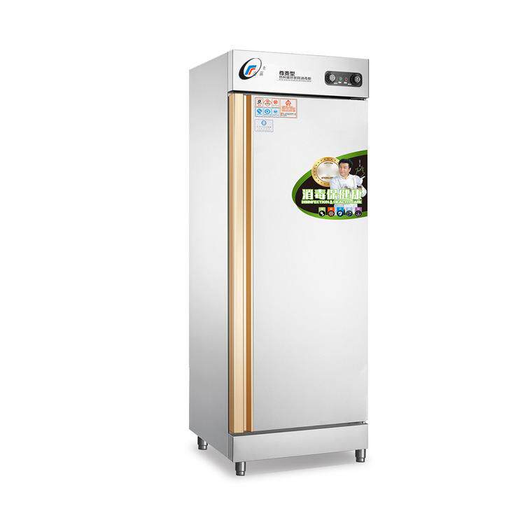 厨房餐盘消毒柜 商用柜式热风循环消毒机 不锈钢餐具高温消毒柜