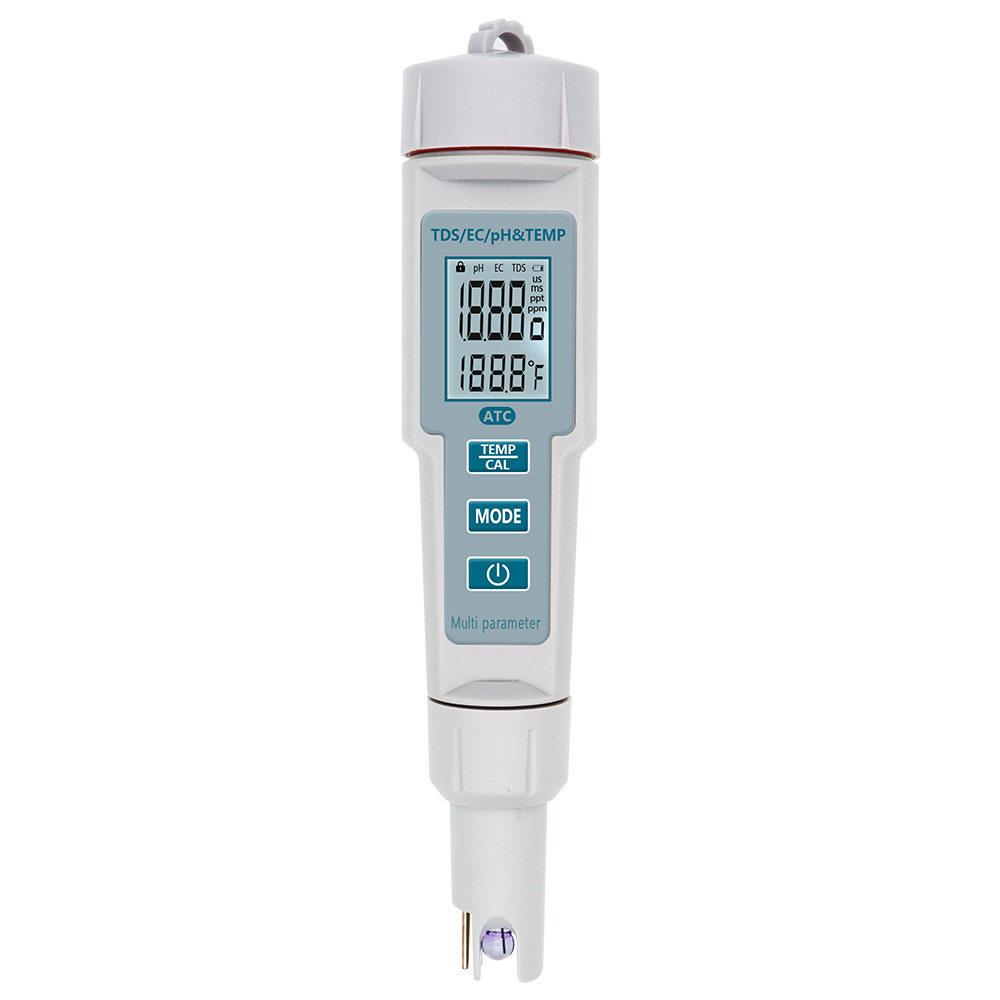 四合一pH/EC/TDS/温度酸硬度电导率tds水质测试笔检测便携式