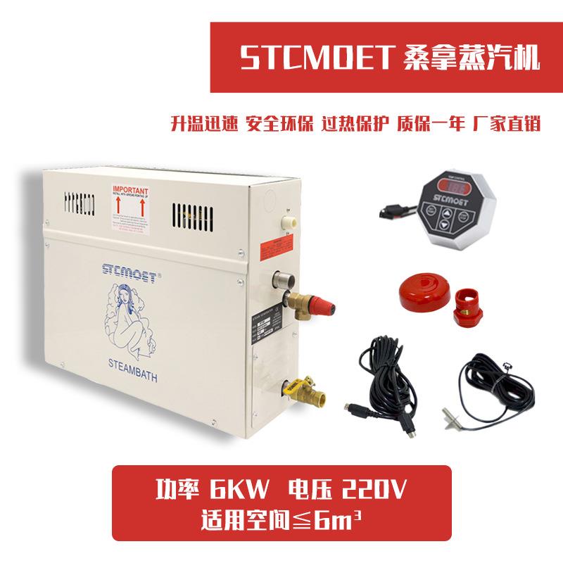 厂家专业供应6KW蒸汽发生器湿蒸机 桑拿机蒸汽发生器设备养生蒸汽