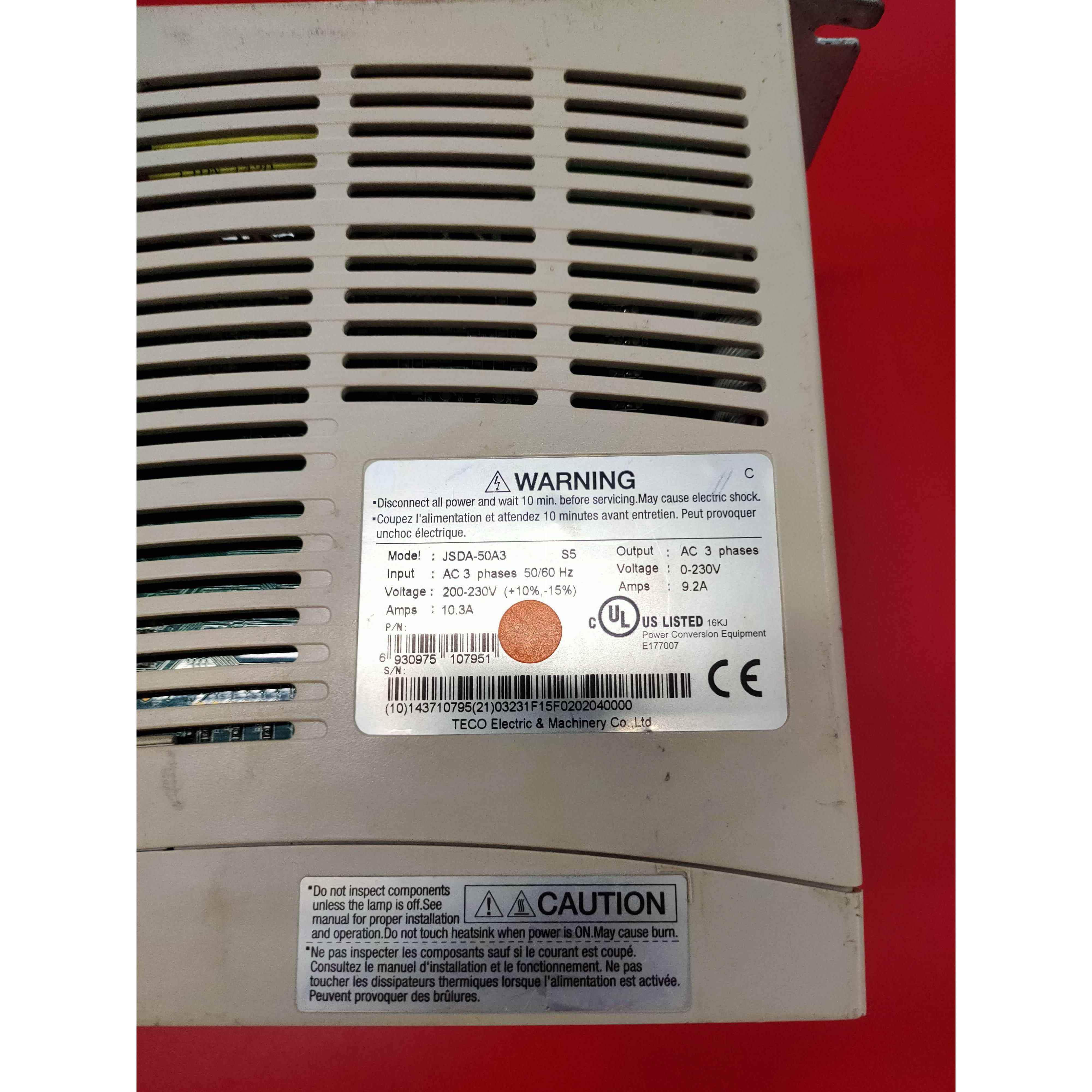 JSDA-50A3 TSTA 50D东元伺服驱动器现货包好 欢迎询价议价