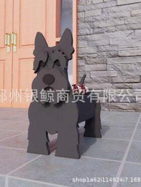 独立站dog-planter 宠物狗狗花盆盆栽花园家居装饰品庭院摆件