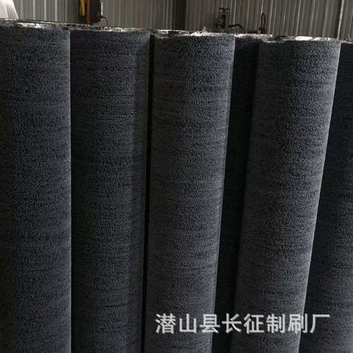 厂家供应抛光打磨毛刷辊耐磨工业机械金属除锈清洁钢丝刷辊滚刷