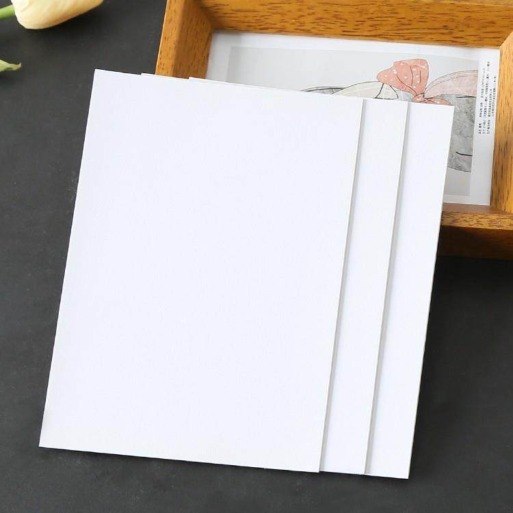 BX62卡纸整张不开孔相框白色内衬纸画框四周装饰白边4K8开20寸可