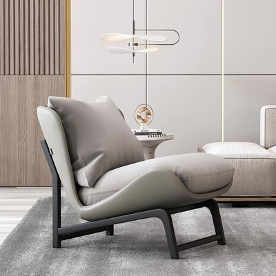 意轻约奢极简沙发客厅寝室简沙办公室酒店主卧ICH懒人发休闲沙式
