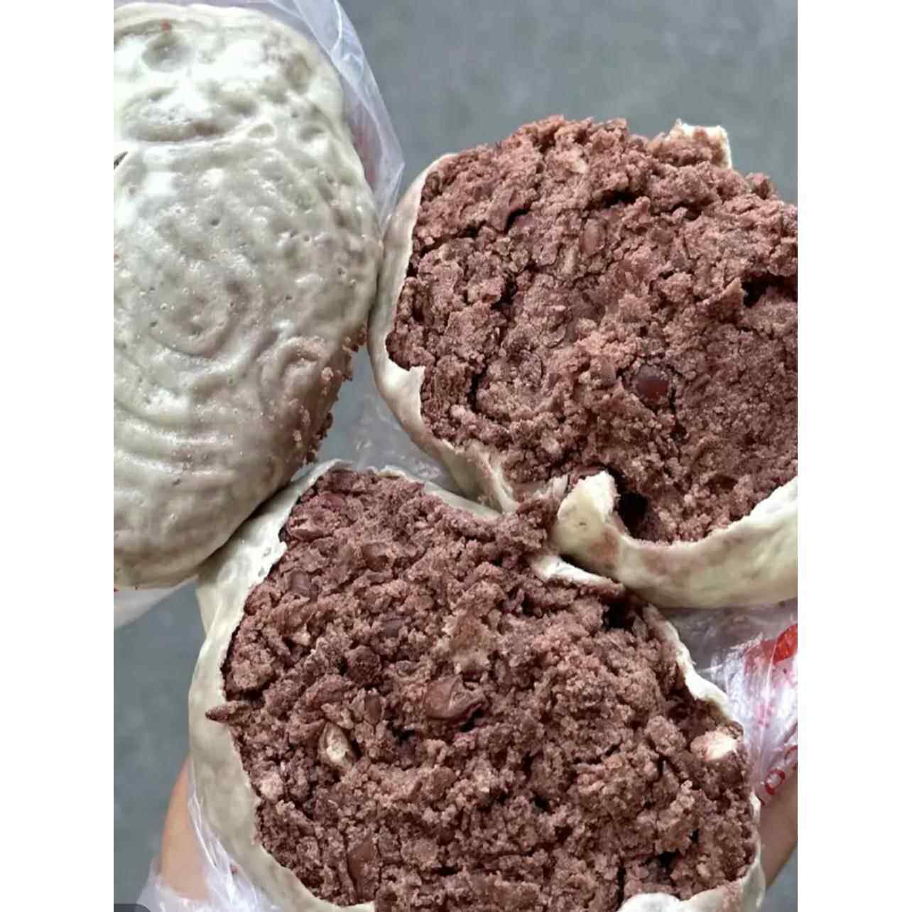 薄皮豆沙包纸皮红豆沙馒头手工红豆馅包子枣泥饼皮薄馅多馍馍