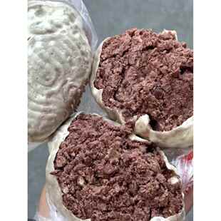 薄皮豆沙包纸皮红豆沙馒头手工红豆馅包子枣泥饼皮薄馅多馍馍