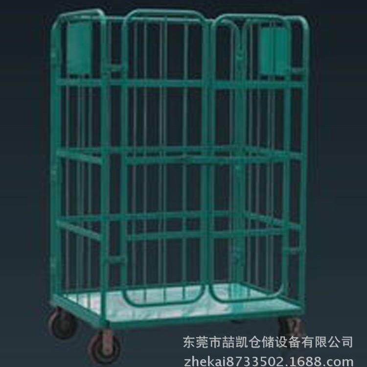 广州仓储货架厂家供流整理台车 东莞物流笼车 深圳折叠式物流台