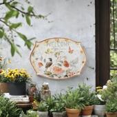 森得源壁饰做旧覆古花园铁艺装 饰欢迎入户门牌 饰挂牌花园阳台装