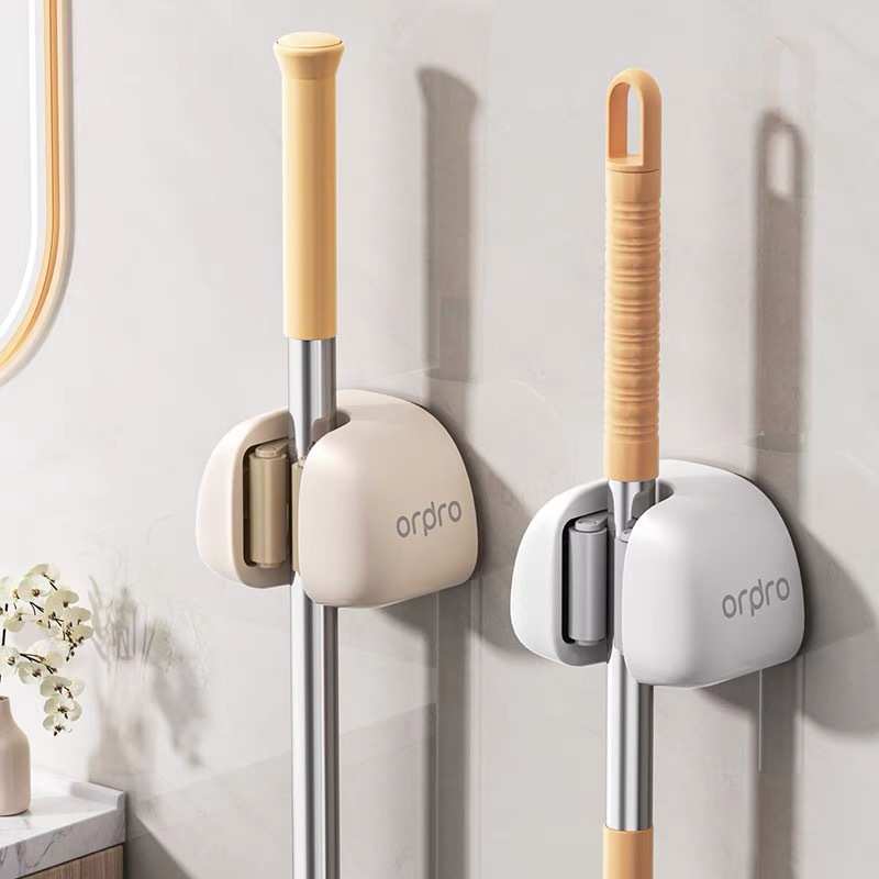 吸盘拖把壁挂夹卫生间浴室扫把拖布拖把架免打孔固定置物收纳神器