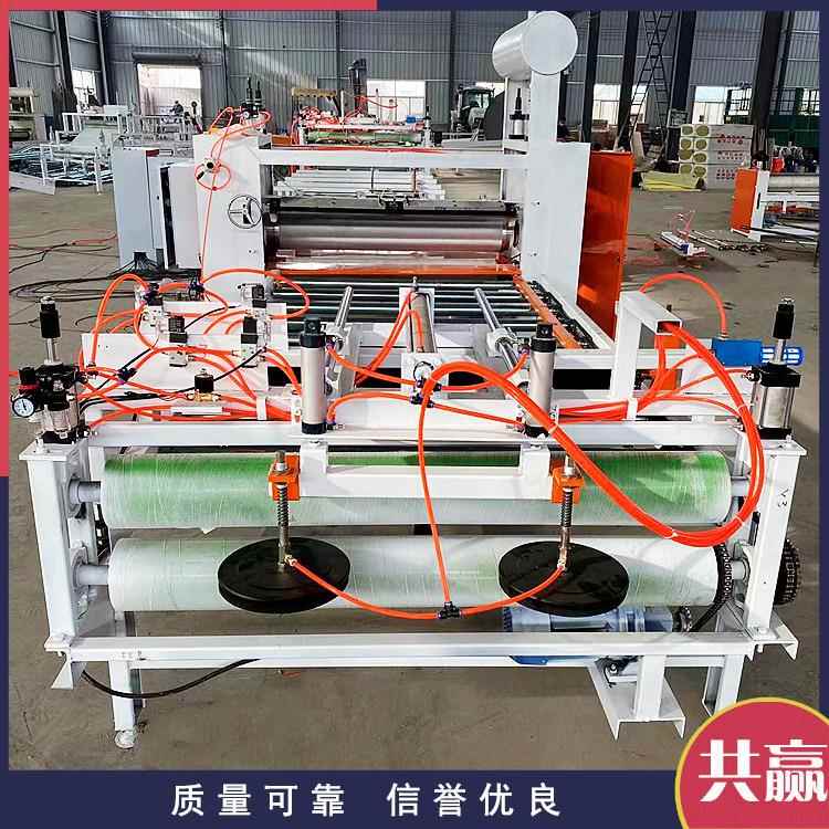EV机A橡KCU塑海绵果冻压敏胶胶纸涂胶贴面自动码垛珍珠棉滚胶贴机
