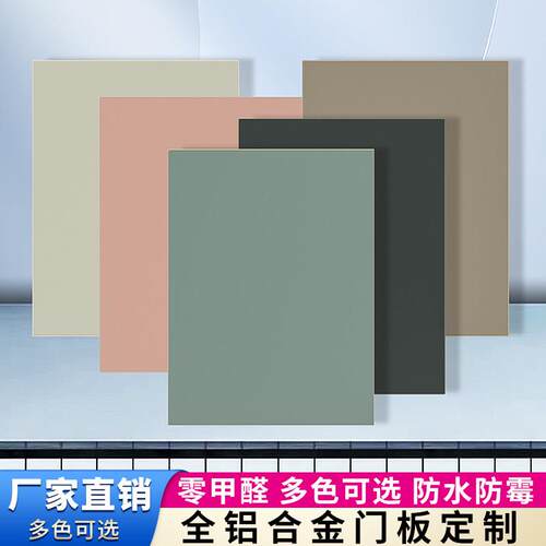 金属框架门铝合金门板一门到顶衣柜门橱柜门全铝系列全屋门板定制
