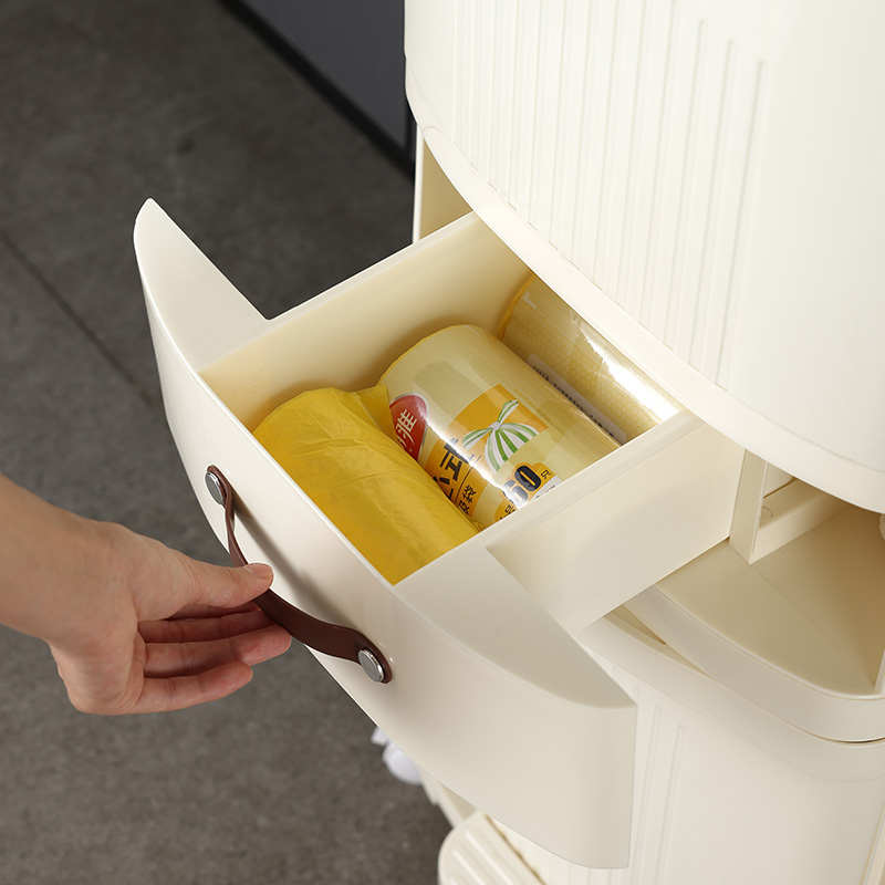 多功能家用卫生间垃圾桶厨房带盖大容量干湿分离分类收纳桶垃圾箱