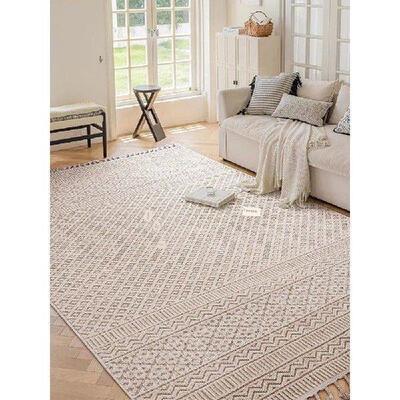 Turkey Carpet for Living Room Simple Solid Color Bedroom