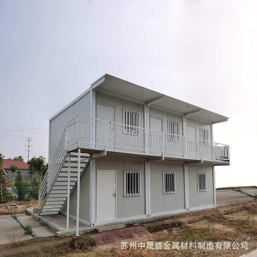 定制工地集装箱房宿舍住人临建简易房打包箱房移动活动板房储物图片
