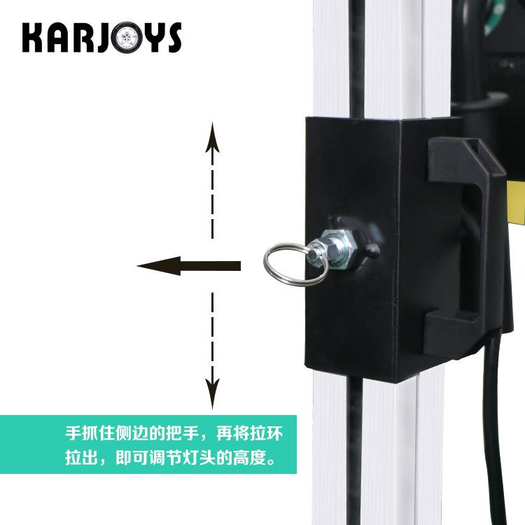1KJ-10H1022V红外线烤漆灯V0立式一灯汽车漆烤灯移动式高温烘干喷