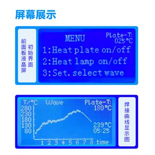 普惠T-890/T-890i红外BGA返修台智能曲线加热拆焊台PID控温技术