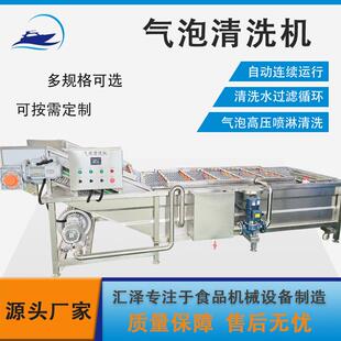 全自动喷淋式 蓝莓气泡清洗机苹果气泡清洗机不锈钢果蔬清洗机
