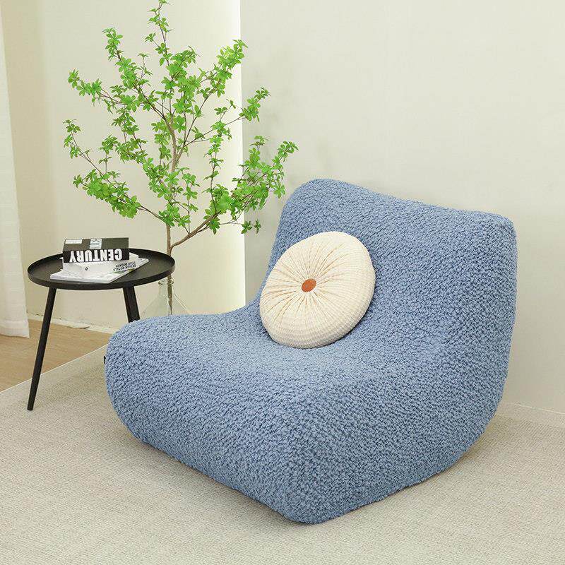 定制懒人沙发套罩布套毛毛虫单人懒人弹力全包无扶手防猫抓不粘毛