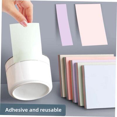 morandi sticky note self-adhesive memo notes便利贴横线便签本
