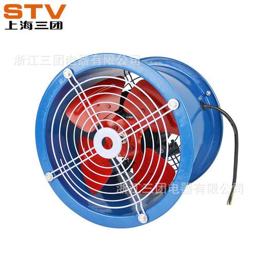SF系列低噪声轴流风机SF-5#-2/1.5KW管道轴流通风机排气扇