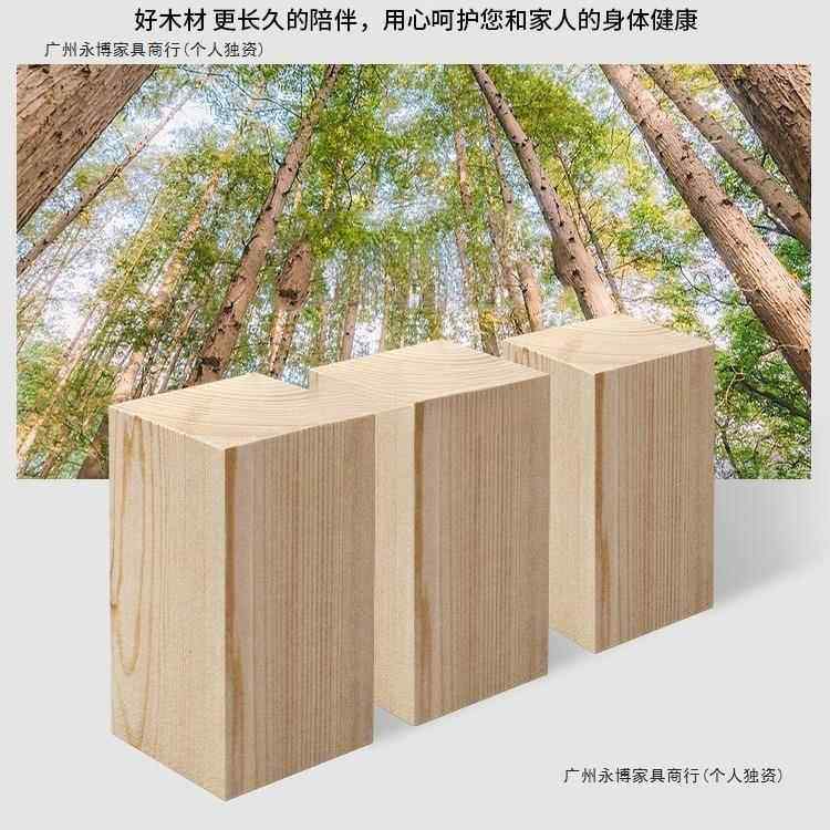 头实木排床板无床单人架床骨床架双人床民宿床小ST-100-1户型1米2