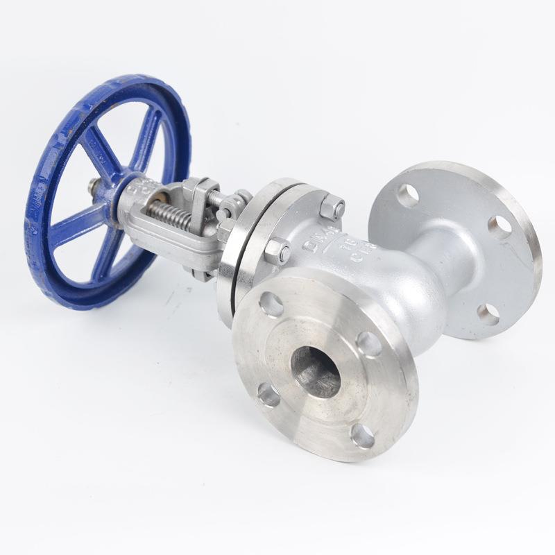 不锈钢法兰闸阀304手动开关水管Z41W-10Pdn2550钢制化工专用