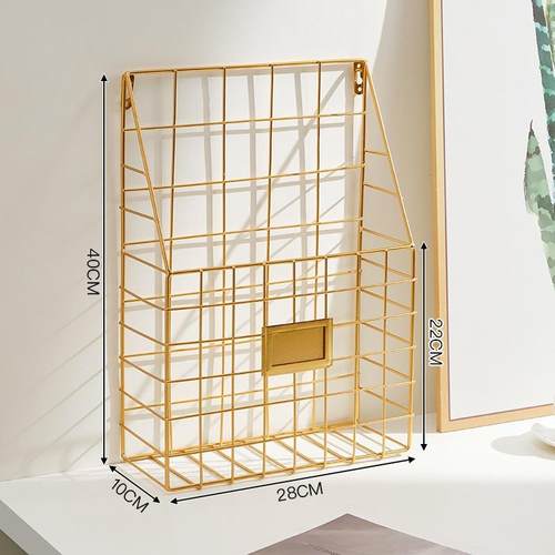 批发创意简约铁艺网格杂志报刊架