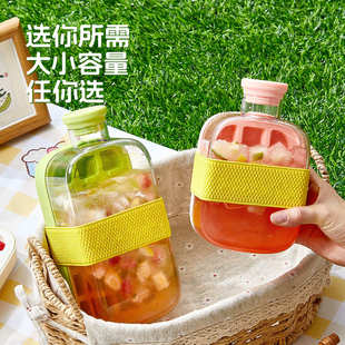 冰块模具按压冰格家用冰箱自制冰块储存盒冻冰块冰格水壶带吸管