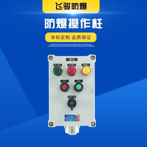 防爆急停按钮箱控制箱水泵风机开关箱仪表箱定制配电箱防爆操作柱