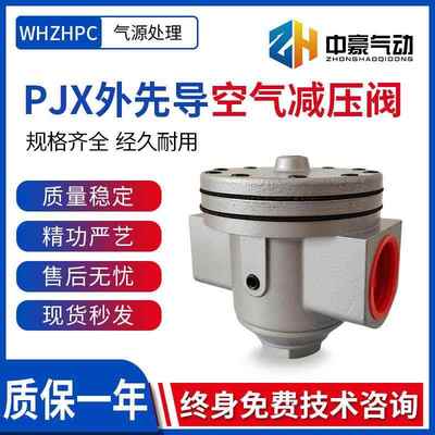 外先导pjx-40空气减压阀远程控制pjxn气控调压PJX-50液压阀威海厂