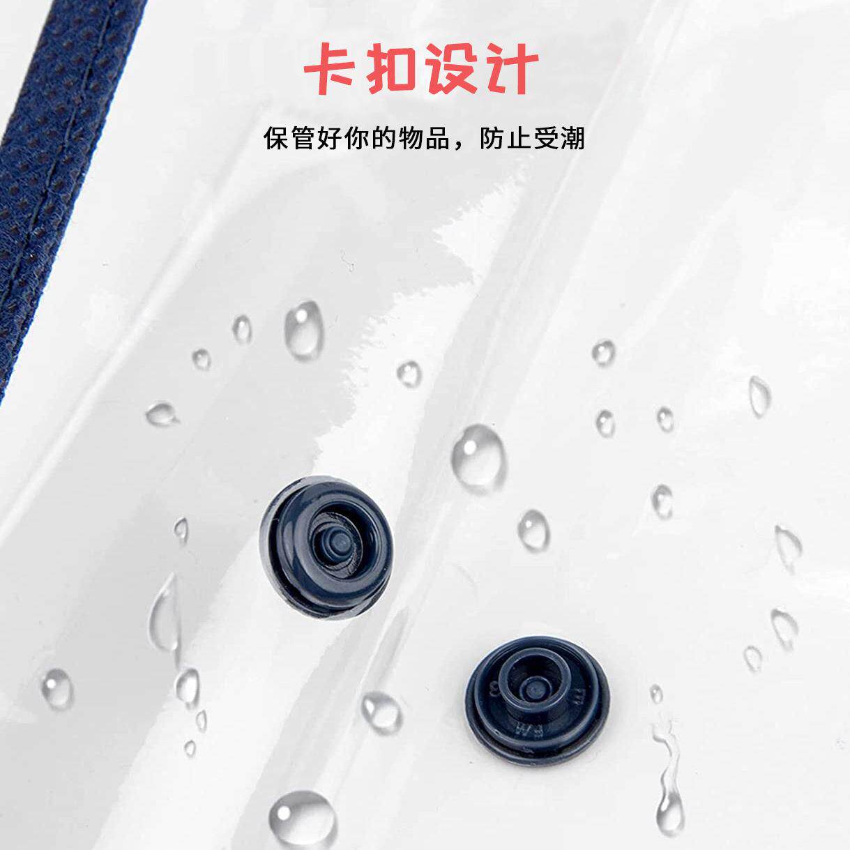 可背提手画板袋大型海报储物袋大号PVC透明文件收纳袋作品白板袋
