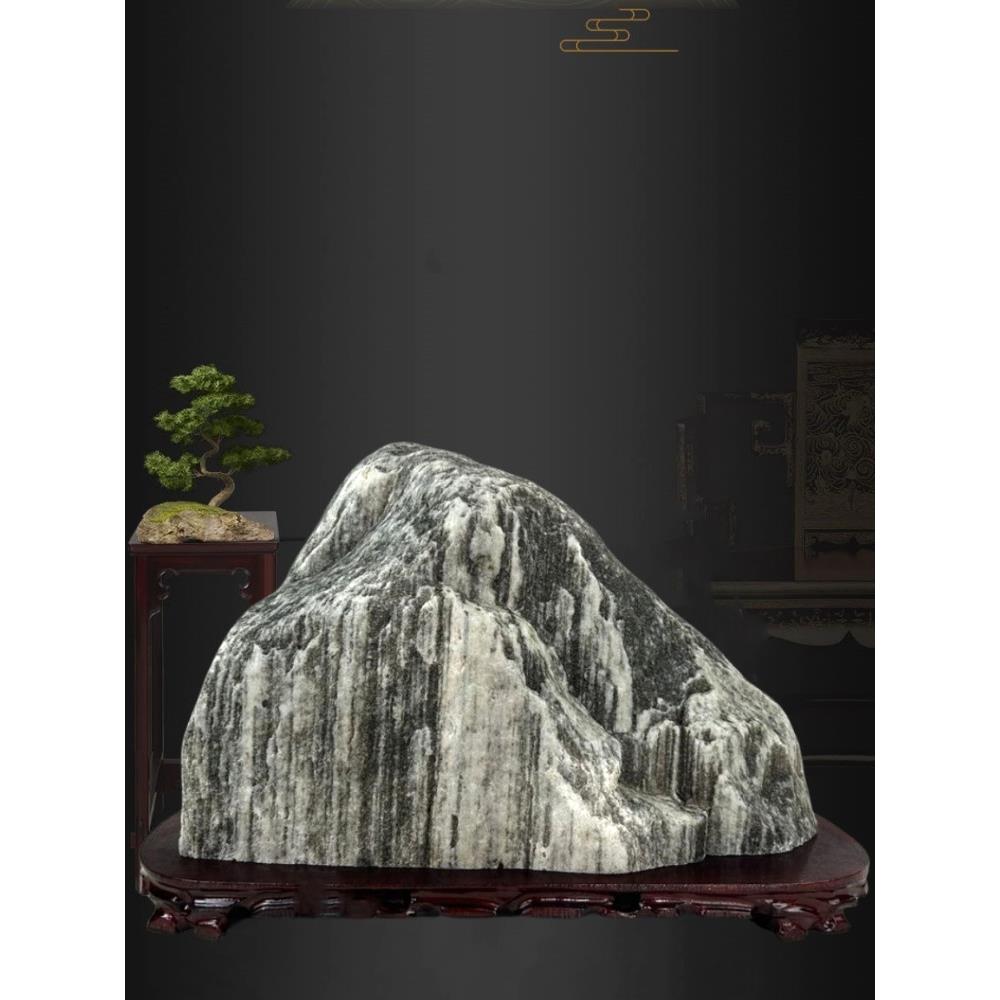 天然原石修补角背石观赏石办公室奇石假山室内外都敢用泰山石作装