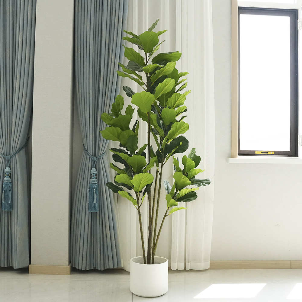 大型假植物仿真绿植带盆琴叶榕仿真树居家装饰客厅摆件绿植造景