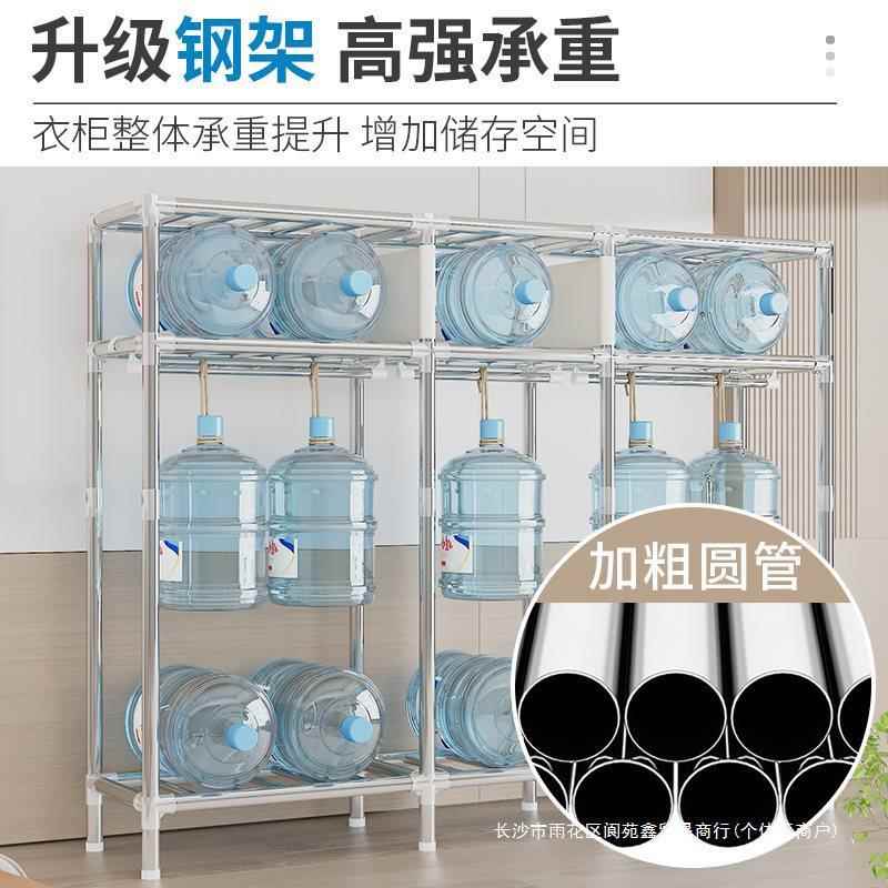 衣柜卧XYM室家用简易组装布衣出全租房纳挂衣橱结实耐用柜钢架收