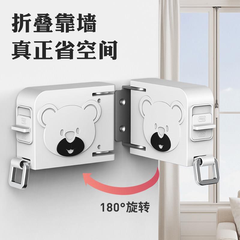 免隐形晾衣绳室内打浴孔室化妆室伸缩钢丝隐挂晒杆阳台藏式晾衣架