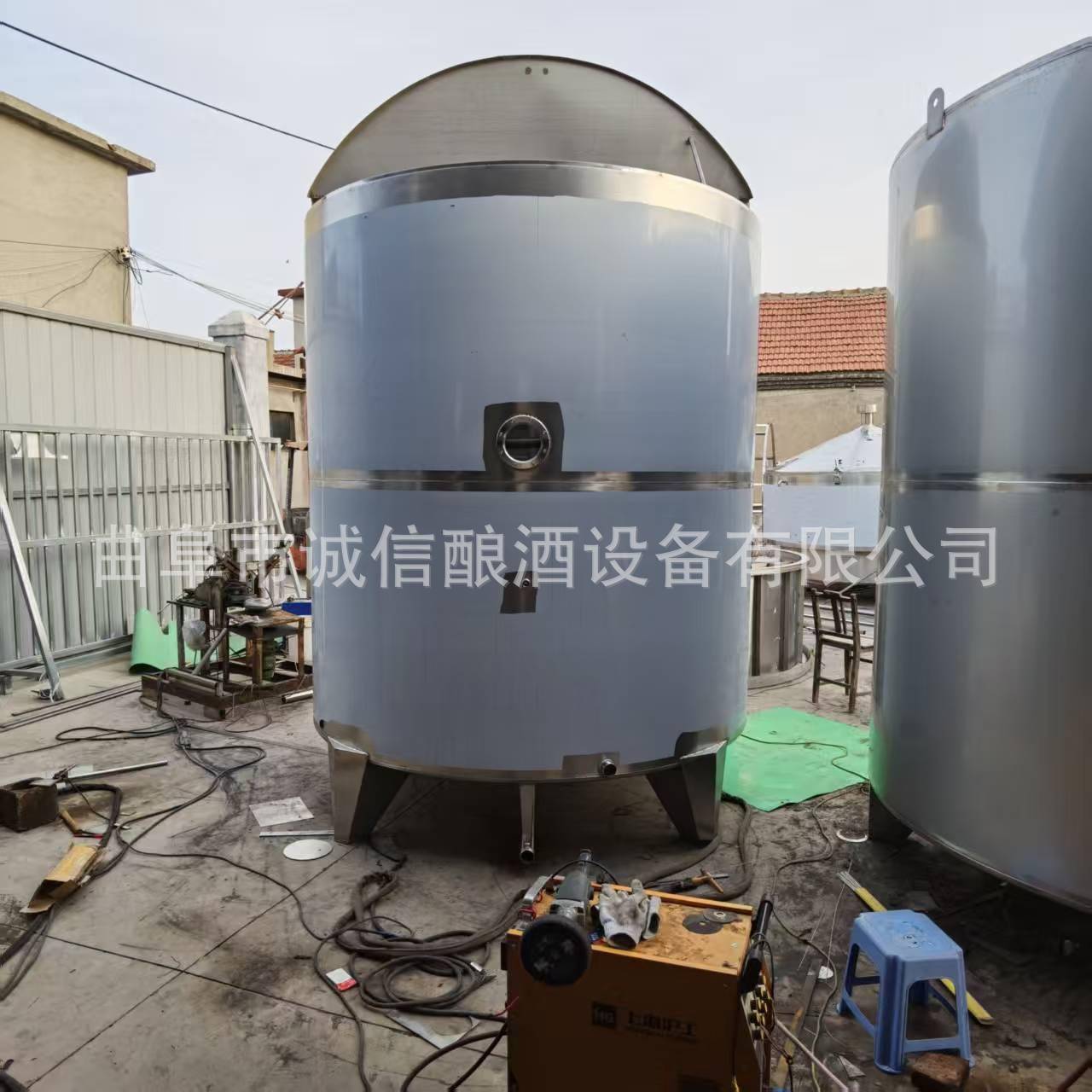 酿酒设备16不锈钢果酒葡萄酒发酵04酒桶不锈钢白酒发酵池