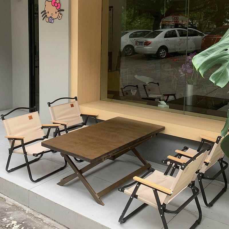 新款矮折叠桌子复古风车载装备桌露营桌摆地摊桌家用饭桌茶几边几