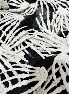 Halloween skeletal handkerchiefs, hand-hands with small acce