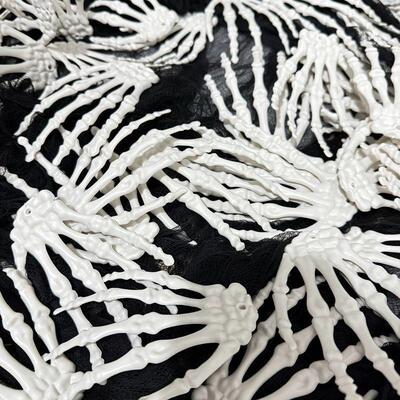 Halloween skeletal handkerchiefs, hand-hands with small acce