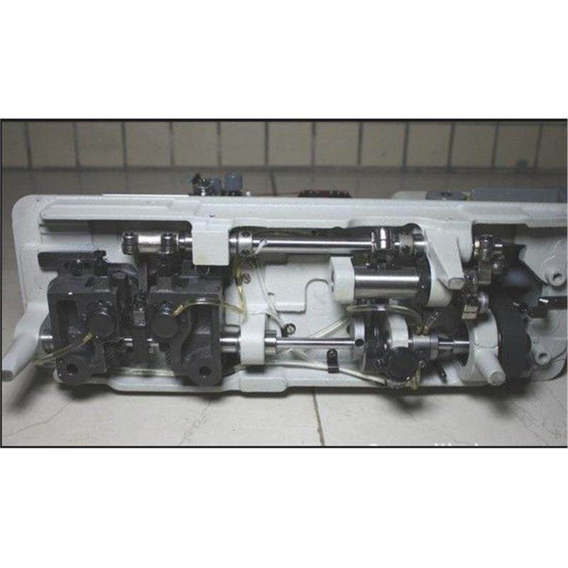 842/845高速直驱双针平缝机转角工业缝纫机双旋梭双针车双针平车