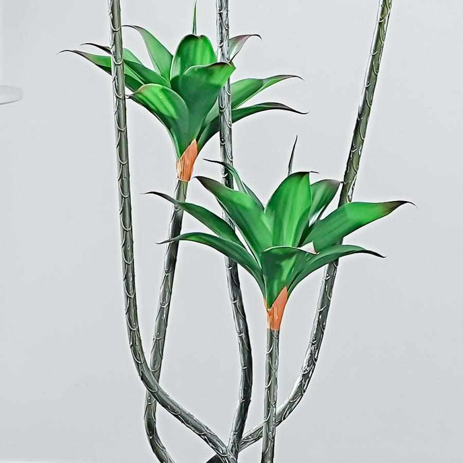 龙舌兰睡莲树仿真绿植落地盆栽树客厅室内装饰摆件假树造景植物树