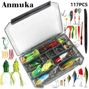 配件海钓 钓转曲柄117水饵环矶件钓鱼 小亚防硬路钩套装