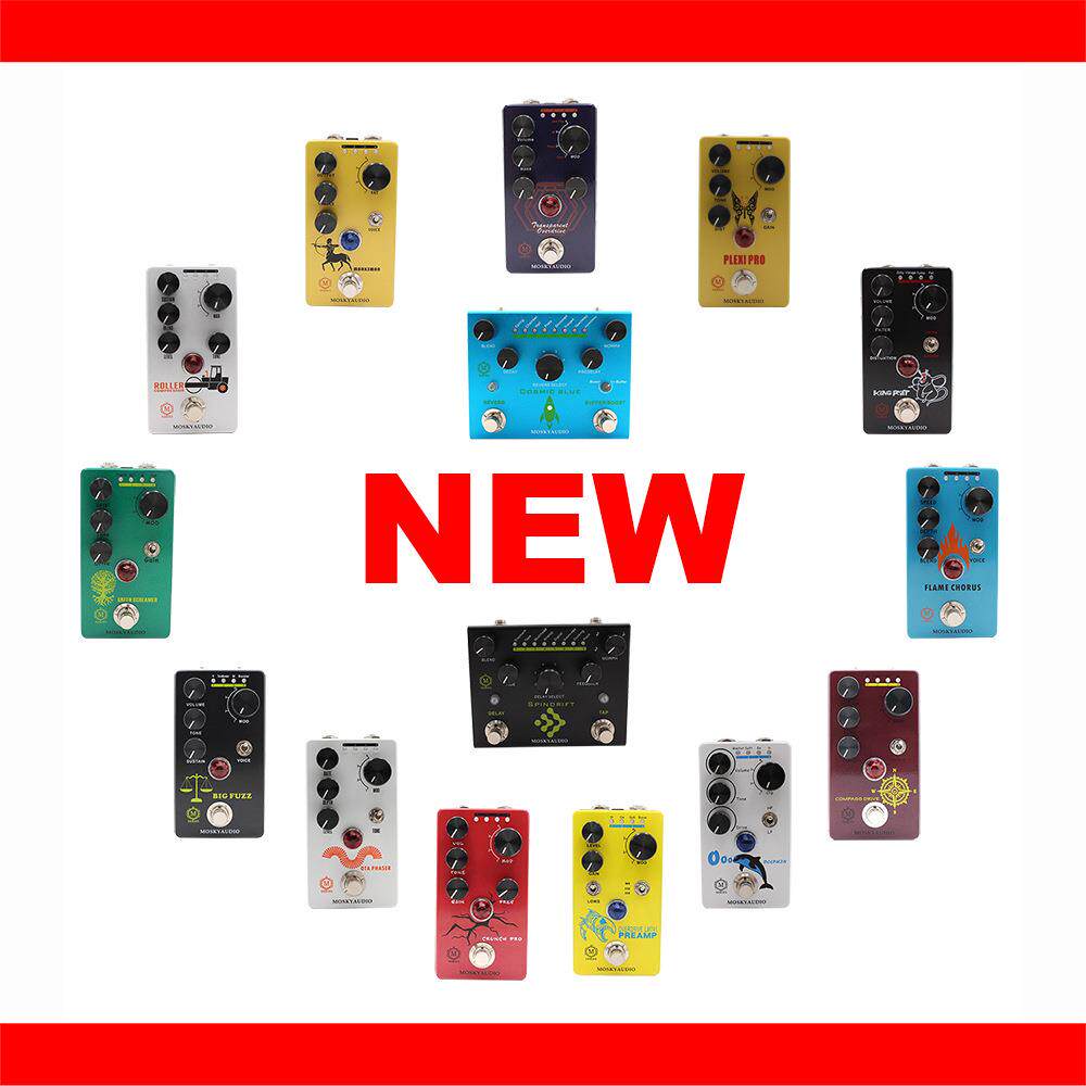 MOSKYAUDIO 2023 新品 M系列乐器 吉他效果器
