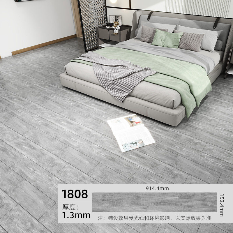仿木纹PVC地板贴自粘家用地面翻新改造水泥地塑胶地板革加厚耐磨