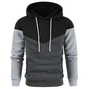 男连帽运动衫Men loose casual pullover youth hooded sweatshir