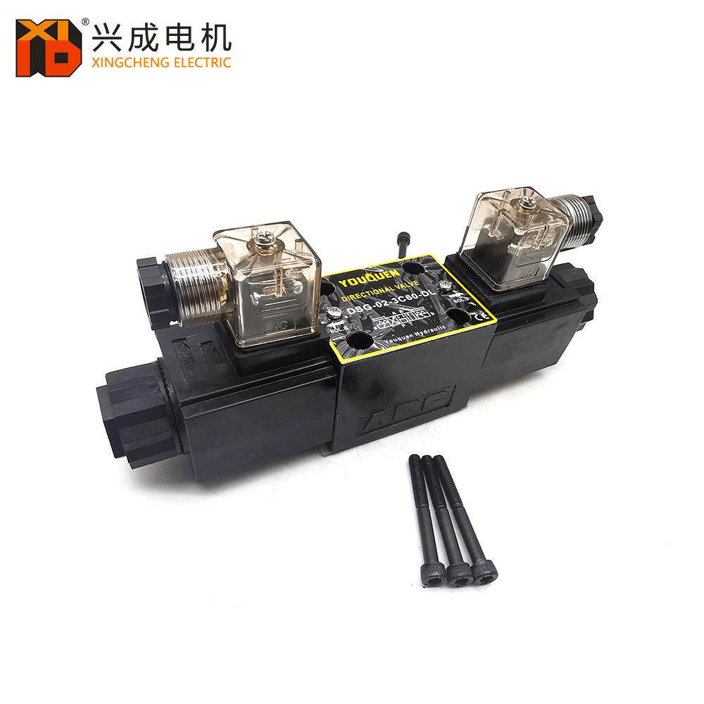 油昆YOUQUEN电磁换向阀油研电磁阀02双头DSG-02-3C60-DL-D24/A220